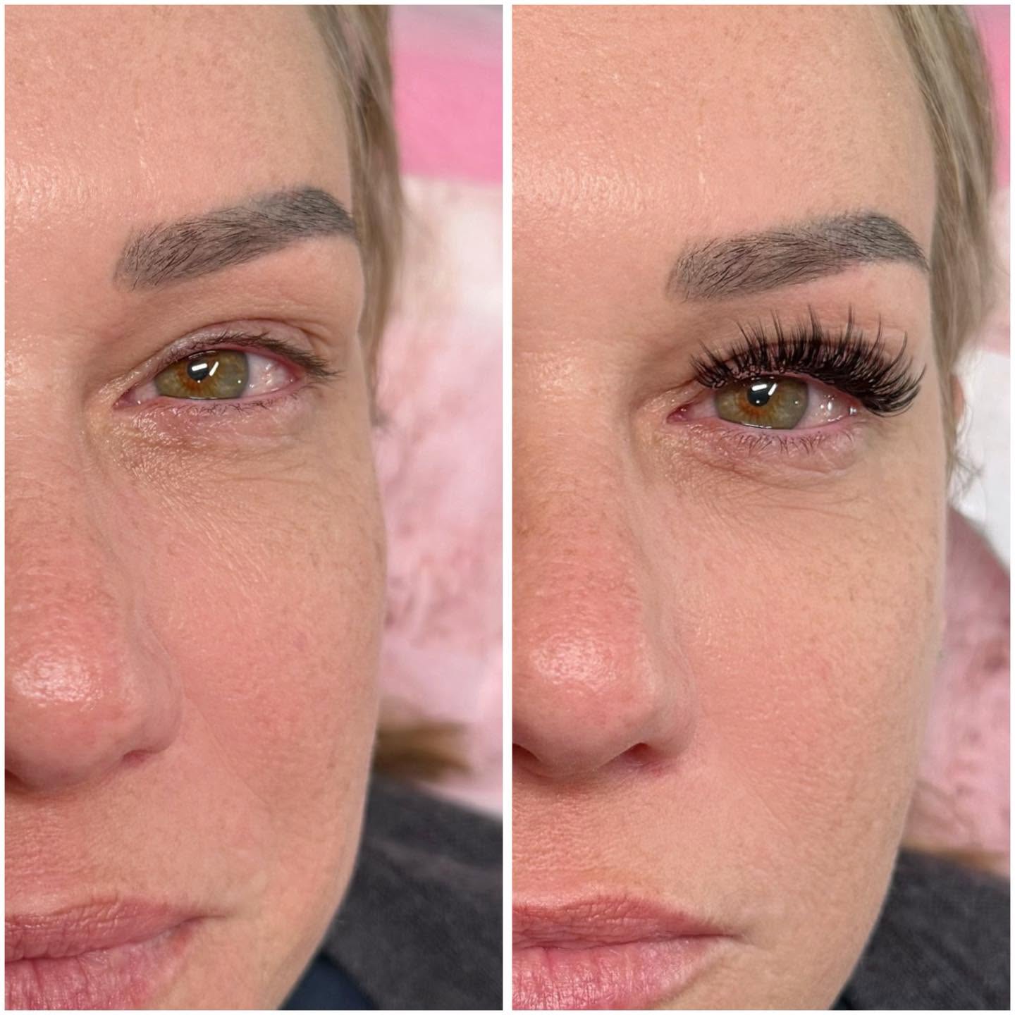 Wispy lash extension set with textured, spiked lengths